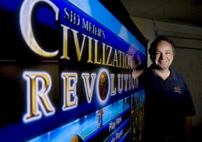 Sid Meier, el 6 de abril de 2008 en su oficina de Maryland (Estados Unidos).