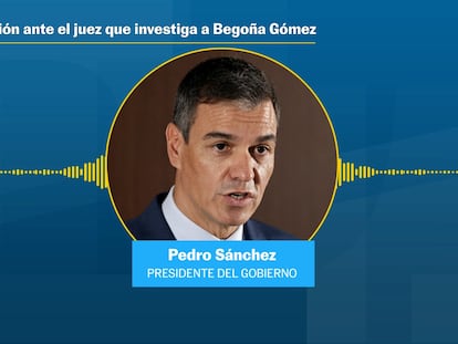 La ‘no declaración’ de Sánchez se filtra sin imagen minutos después de que el juez la entregase a las partes
