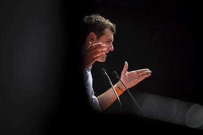 Ciudadanos president Albert Rivera in Valencia.