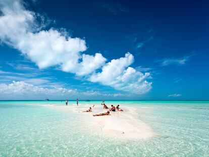 Playa Norte de Isla Mujeres, en el Estado mexicano de Quintana Roo.