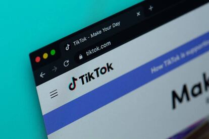 La web de TikTok