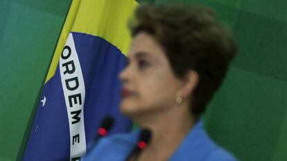 A presidenta Dilma Rousseff nesta segunda.