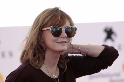 La actriz Susan Sarandon posa en Sitges.