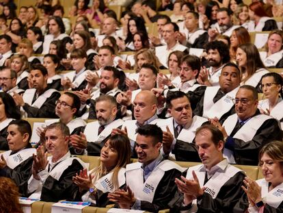 Acto de graduación de la UNIR, el pasado 14 de junio.