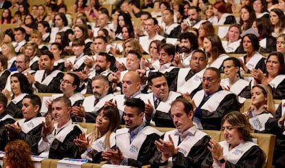 Acto de graduación de la UNIR, el pasado 14 de junio.