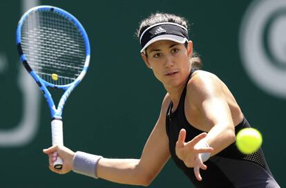 Muguruza, durante un partido reciente en Brimingham.