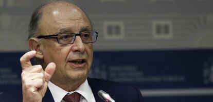 El ministro de Hacienda en funciones, Crist&oacute;bal Montoro. 