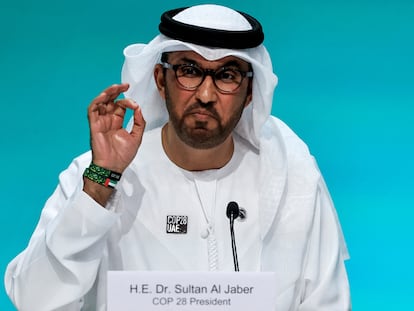 El ministro de Industria y presidente de la COP28, Sultan Ahmed Al Jaber.