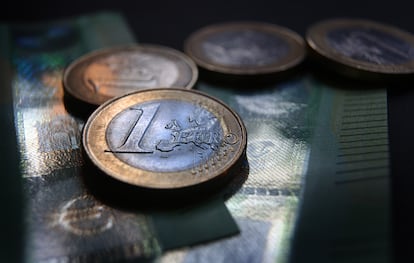 Un imagen de la moneda de un euro.