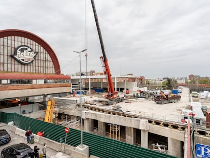 Obras de remodelación de la estación de Chamartín-Clara Campoamor.