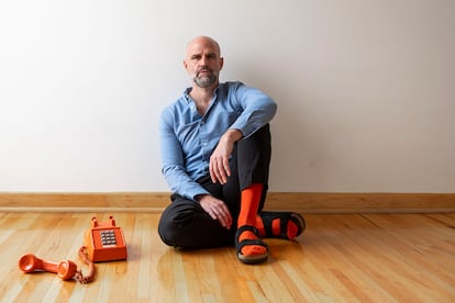 Mexican screenwriter and producer Mauricio Katz at home in Mexico City on September 1, 2023.