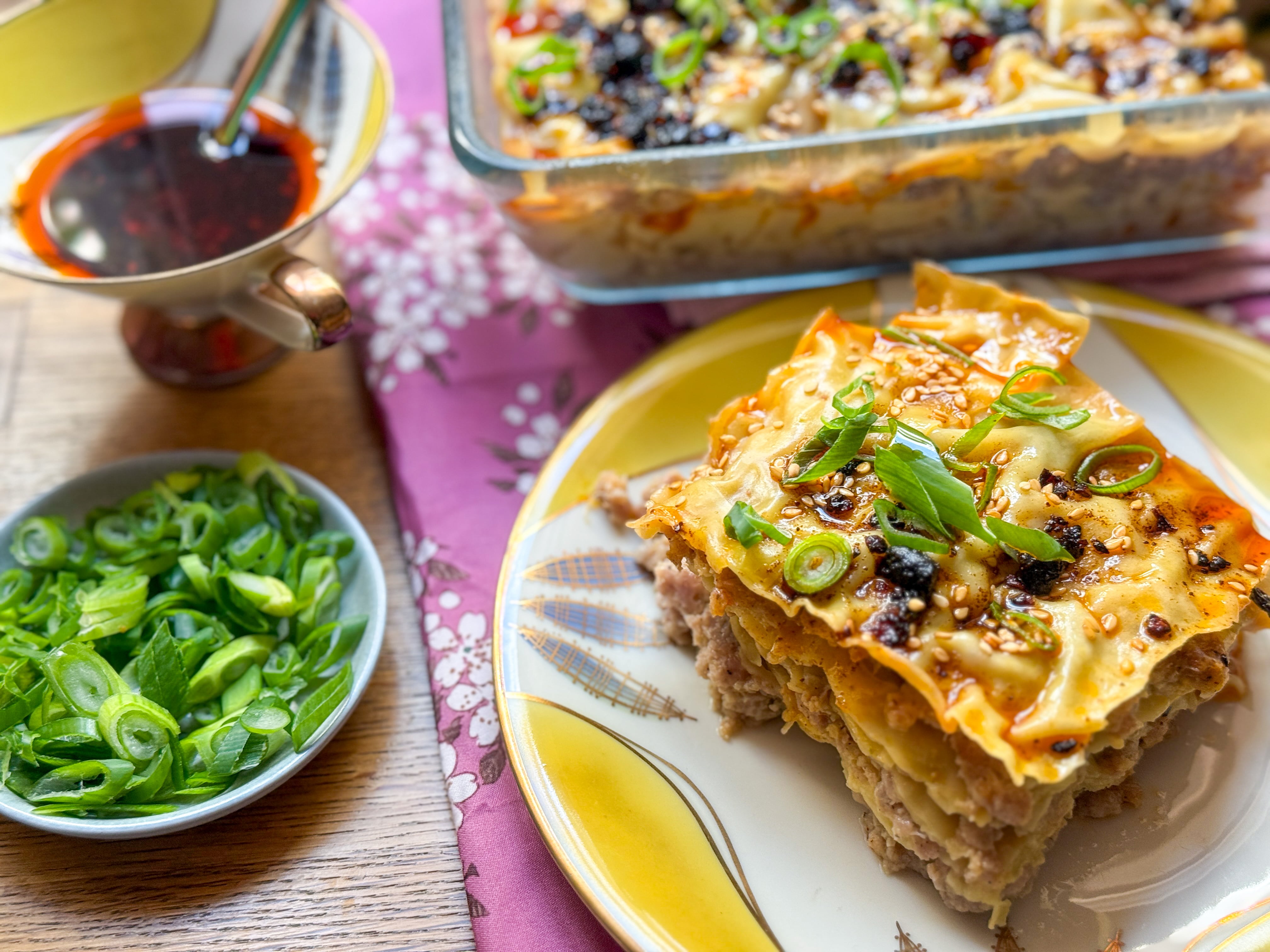 ‘Lasaña-dumpling’, la receta viral para los fans más vagos de las empanadillas asiáticas