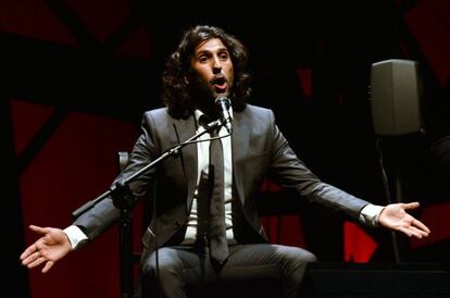 Arcángel, anoche en el Festival Internacional del Cante de las Minas.