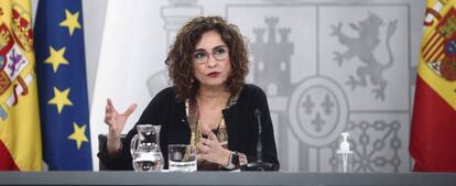 La ministra de Hacienda y Función Pública, María Jesús Montero.