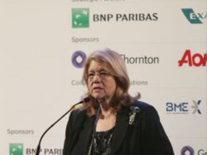  La presidenta de la Comisi&oacute;n Nacional del Mercado de Valores (CNMV), Elvira Rodr&iacute;guez.