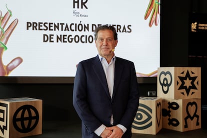 Ignacio Rivera, presidente ejecutivo de la Corporación Hijos de Rivera, durante la presentación de los resultados de la empresa este miércoles en A Coruña.