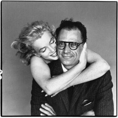 Marilyn Monroe y Arthur Miller, mayo 1957