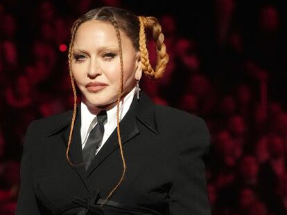 Madonna, en los premios Grammy celebrados en febrero de 2023 en Los Ángeles, California.