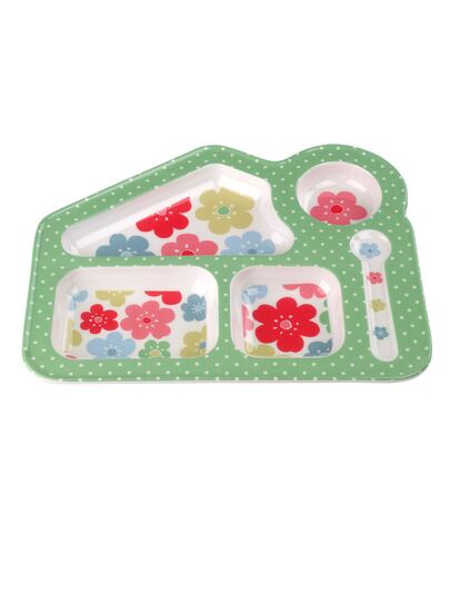 Bandejita para comer de Cath Kidston. A la venta en El Corte Inglés de Castellana. (7 euros).