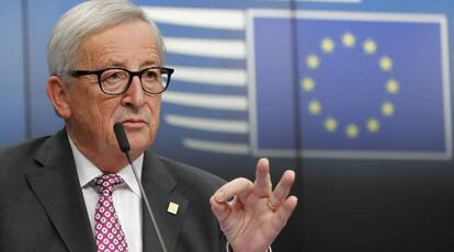 El presidente de la Comisión Europea, Jean-Claude Juncker