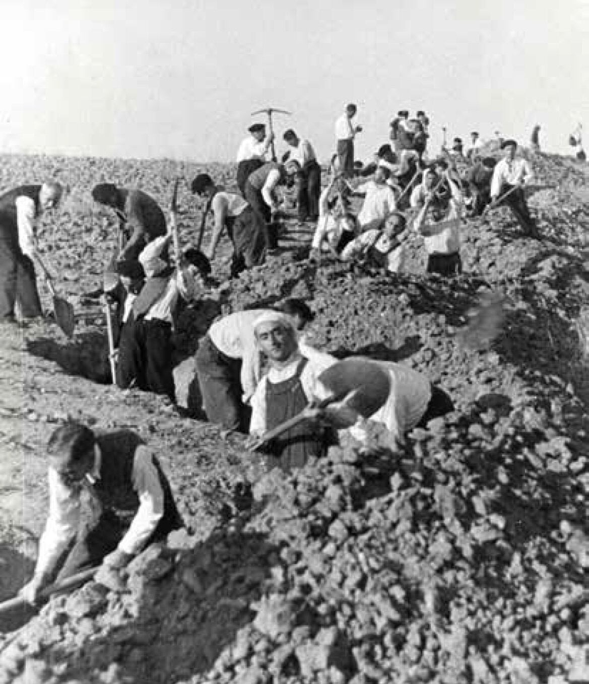 Fotografía tomada por Gerda Grepp durante la Guerra Civil en España. 