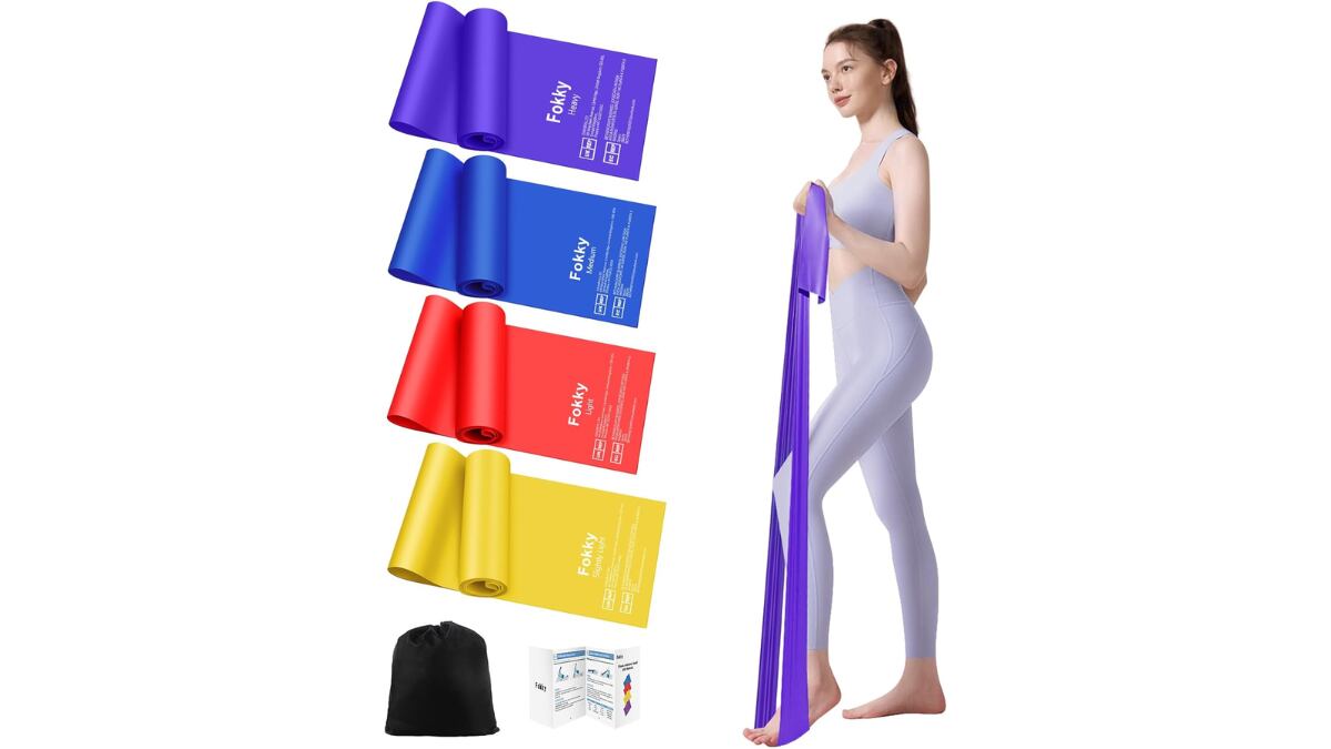 Bandas elásticas de musculación.