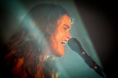 Amaia, durante su actuación en la Nits del Forum de la noche del sábado.