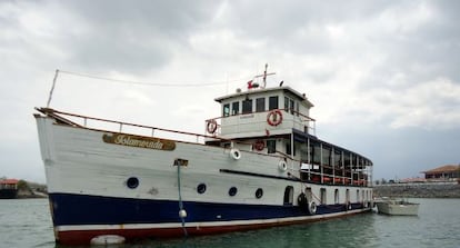 El buque de Al Capone en el Canal de Panamá.