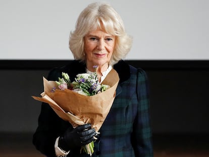 Camilla durante un acto en Bath (Inglaterra), el 8 de febrero.