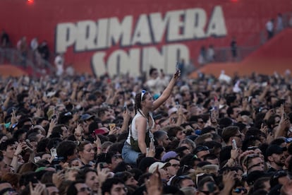 DVD 1215 31/05/24 Barcelona. Primavera Sound 2024, tercera jornada. 
En la imagen, ambiente durante el concierto de Troye Sivan. [ALBERT GARCIA] 

