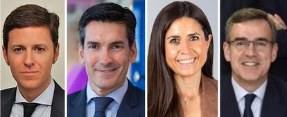 Javier García-Mateo (EY), Carlos Bardavío (KPMG), Miriam Goicoechea (CBRE) y Mikel Echevarren (Colliers).