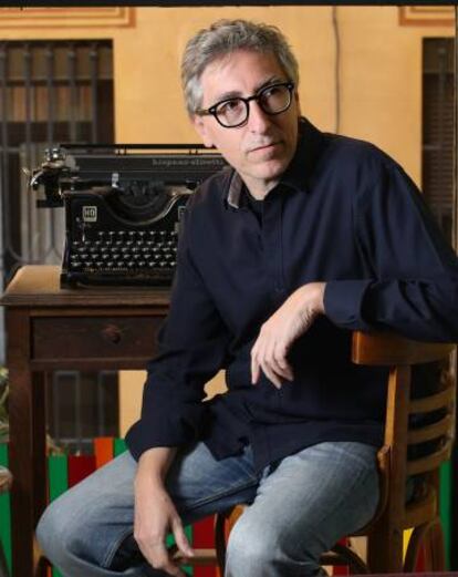 David Trueba, el mi&eacute;rcoles en la librer&iacute;a Buena Vida de Madrid.