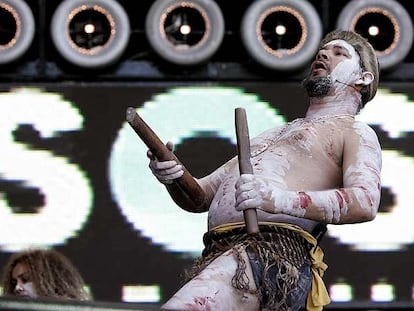 Un momento del concierto <i>Live Earth </i>de Sidney.