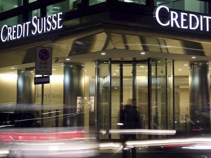 Una oficina de Credit Suisse, en una imagen de archivo.