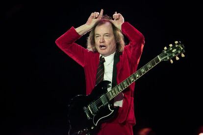 Agnus Young, en el estadio olímpico