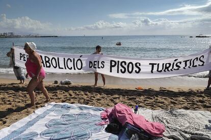 Protesta contar el turisme el 12 d&#039;agost.