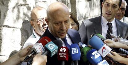 El ministro de Educación, José Ignacio Wert.