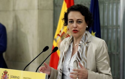 La ministra de Trabajo, Migraciones y Seguridad Social, Magdalena Valerio