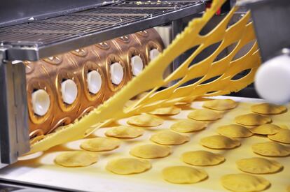 Fábrica de pasta fresca, de Ebro Foods, en Italia.