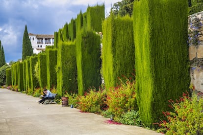 Jardines del Generalife, en Granada.