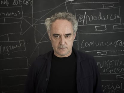 El xef Ferran Adrià, a El Bulli Lab.