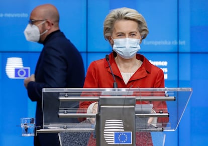 Ursula Von Der Leyen comparece en Bruselas, el pasado 29 de octubre.