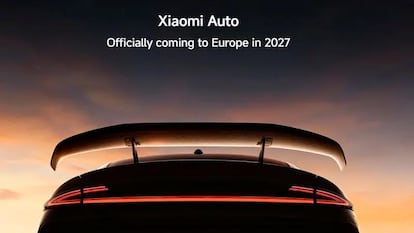 Anuncio de la llegada de Xiaomi Auto a Europa