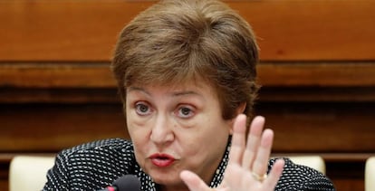 Imagen de archivo de la directora gerente del FMI, Kristalina Georgieva.