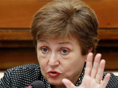 Imagen de archivo de la directora gerente del FMI, Kristalina Georgieva.