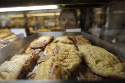 Torrijas de la Confitería El Riojano, en Madrid.