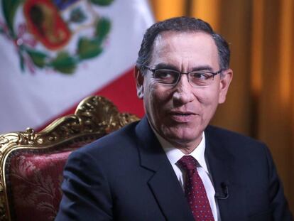 El presidente peruano, Martín Vizcarra, esta semana.