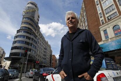 Kiko Veneno, retratado hace 10 d&iacute;as en la madrile&ntilde;a plaza del Callao.