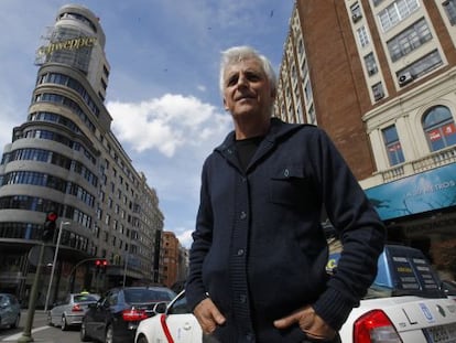 Kiko Veneno, retratado hace 10 d&iacute;as en la madrile&ntilde;a plaza del Callao.