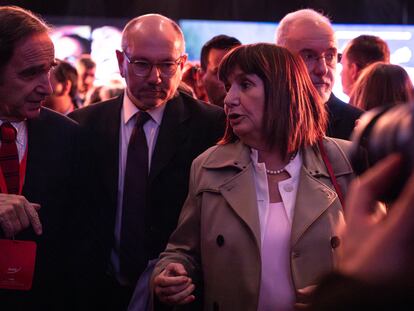 Patricia Bullrich, Ministra de Seguridad de Argentina, estuvo presente en la conferencia del Encuentro Nacional de Empresas (ENADE) en Santiago, Chile. 